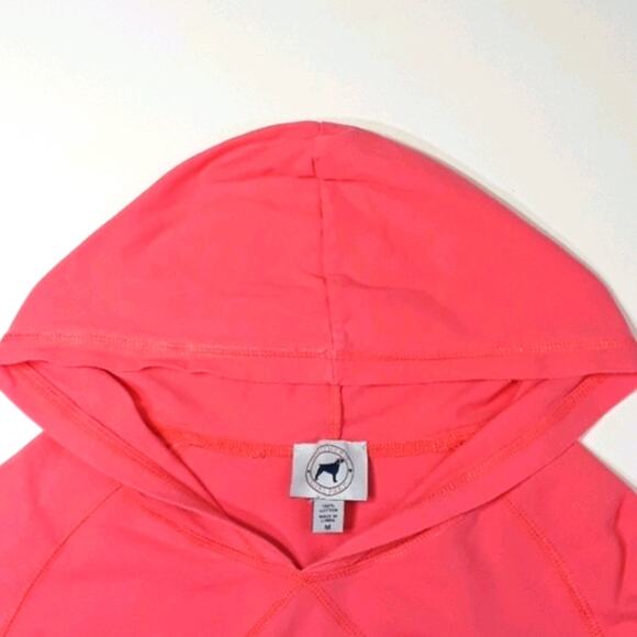 Women Sz M Pink Logo Graphic Hoodie Sweatshirt Southern Girl Preppy Y2K - Picture 9 of 12